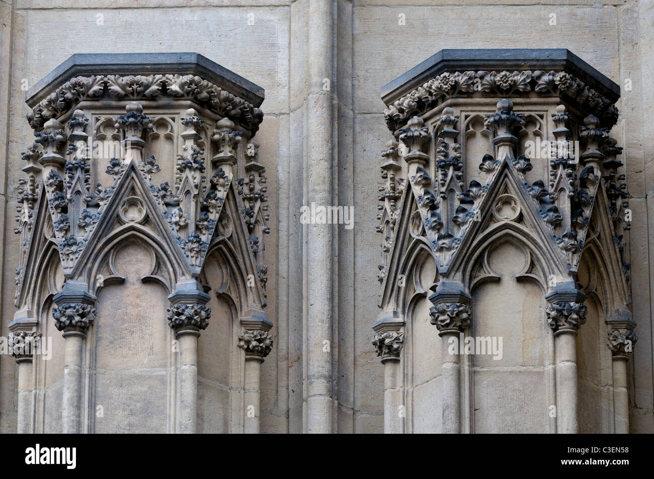 Gotische Architektur, Prag, St Vitus Cathedral, Stockfoto