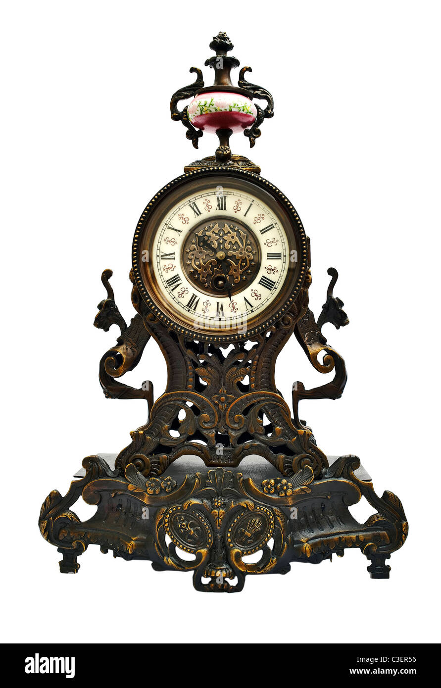 Antike innere Uhr Stockfoto