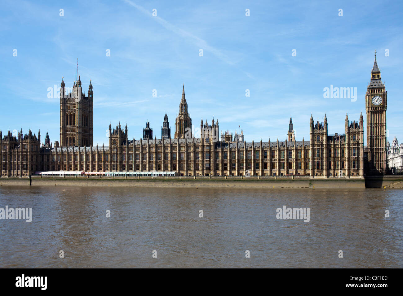 Big Ben und Westminster-Palast Stockfoto