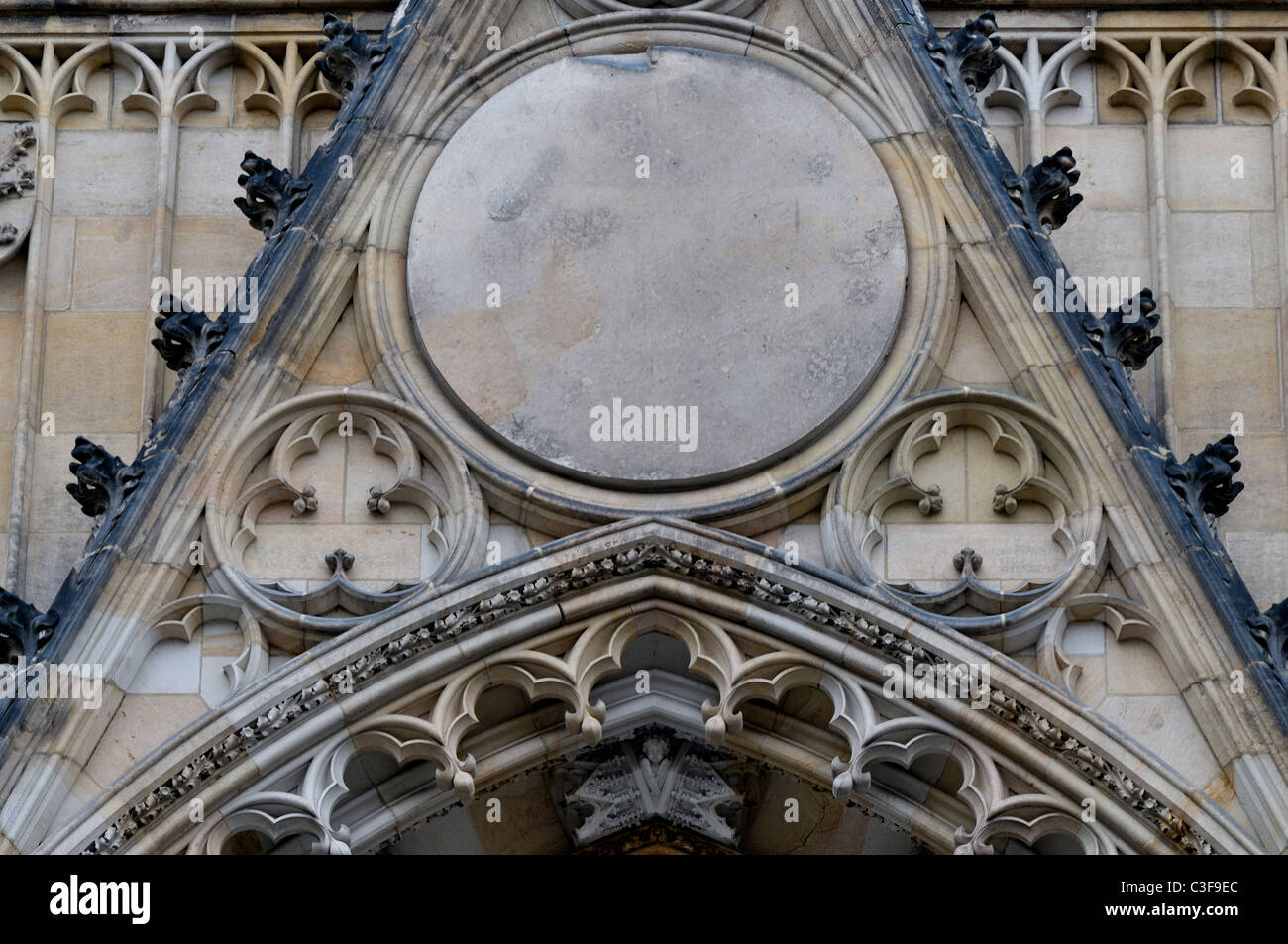 Gotische Architektur, Prag, St Vitus Cathedral in Tschechien Stockfoto