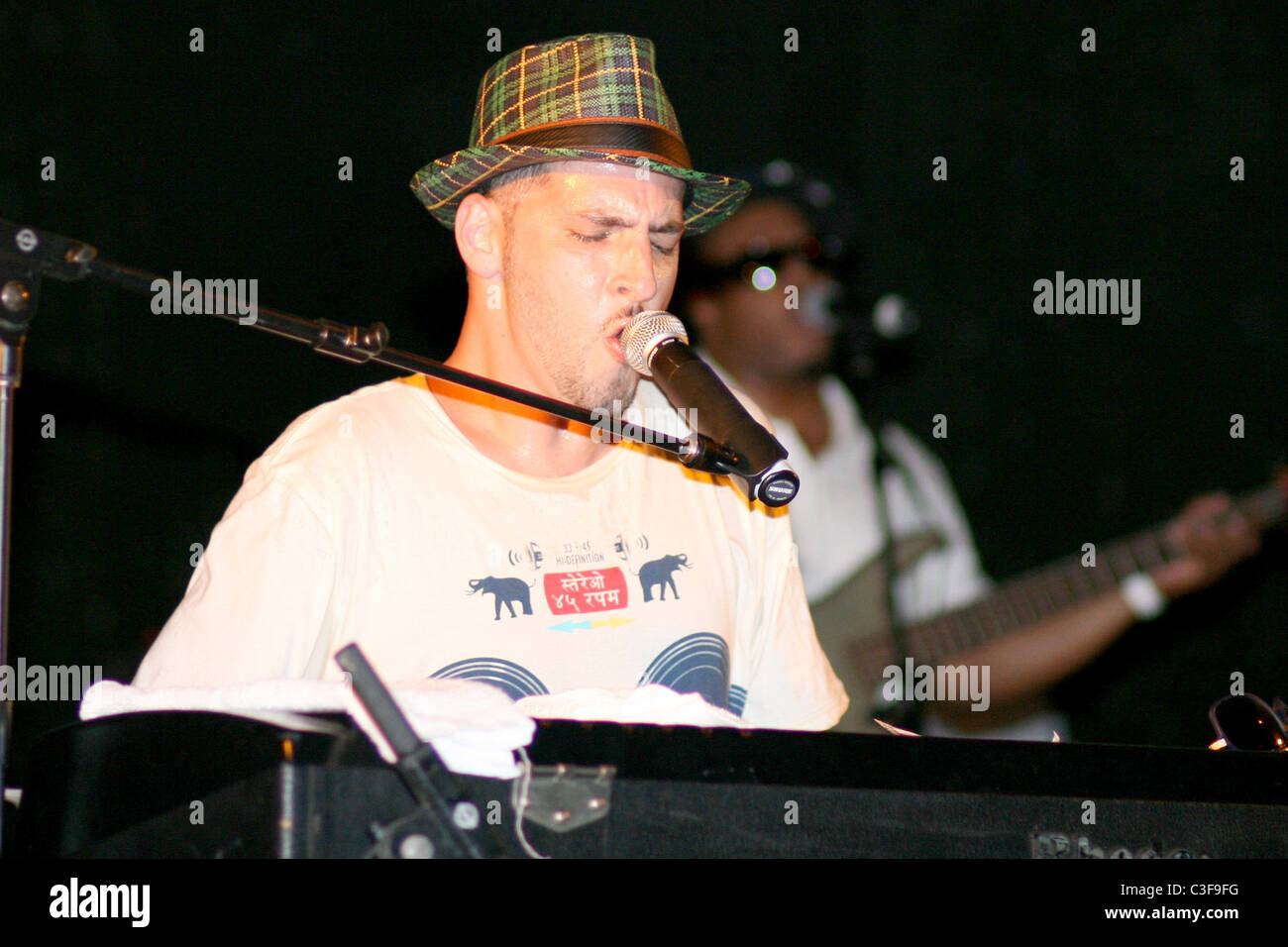 Jon B beim City Parks Konzerte in Marcus Garvey Park New York City, USA - 07.08.09 Stockfoto