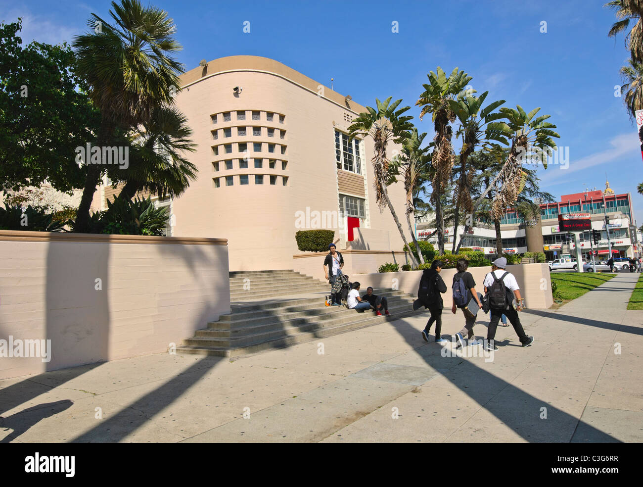 Der Hollywood High School. Stockfoto