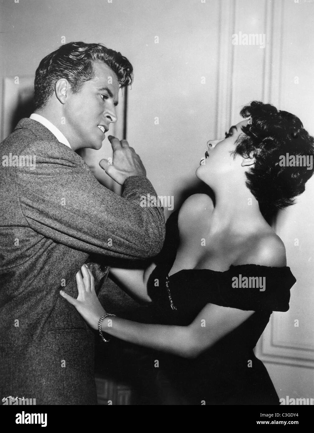 Das Mädchen, das alles Jahr: 1953 - usa Fernando Lamas, Elizabeth Taylor (Liz Taylor), Regie: Richard Thorpe hatte Stockfoto