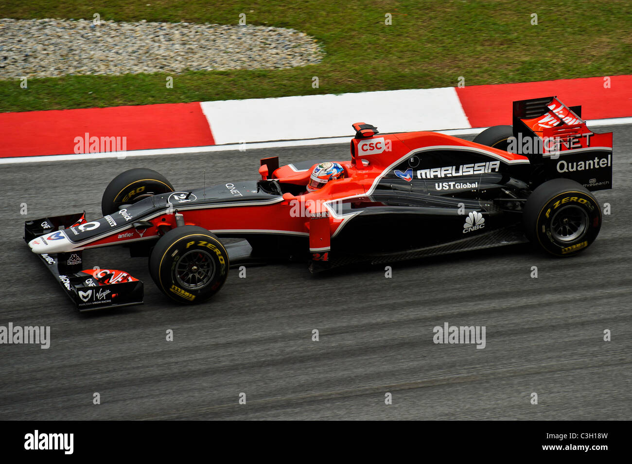 Timo Glock - Virgin Racing Stockfoto