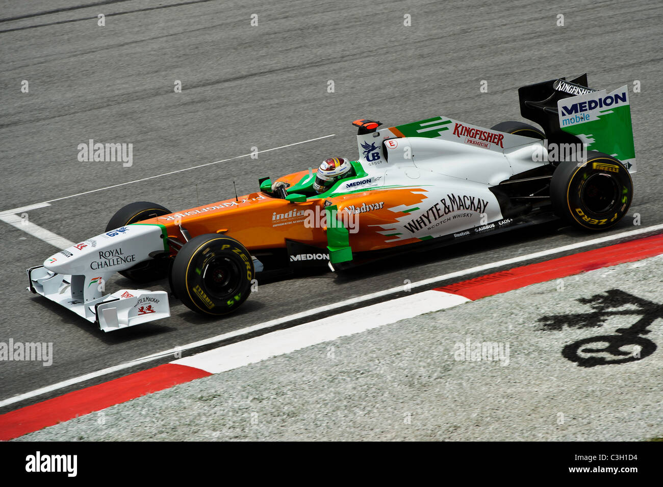 Adrian Sutil - Force India Stockfoto