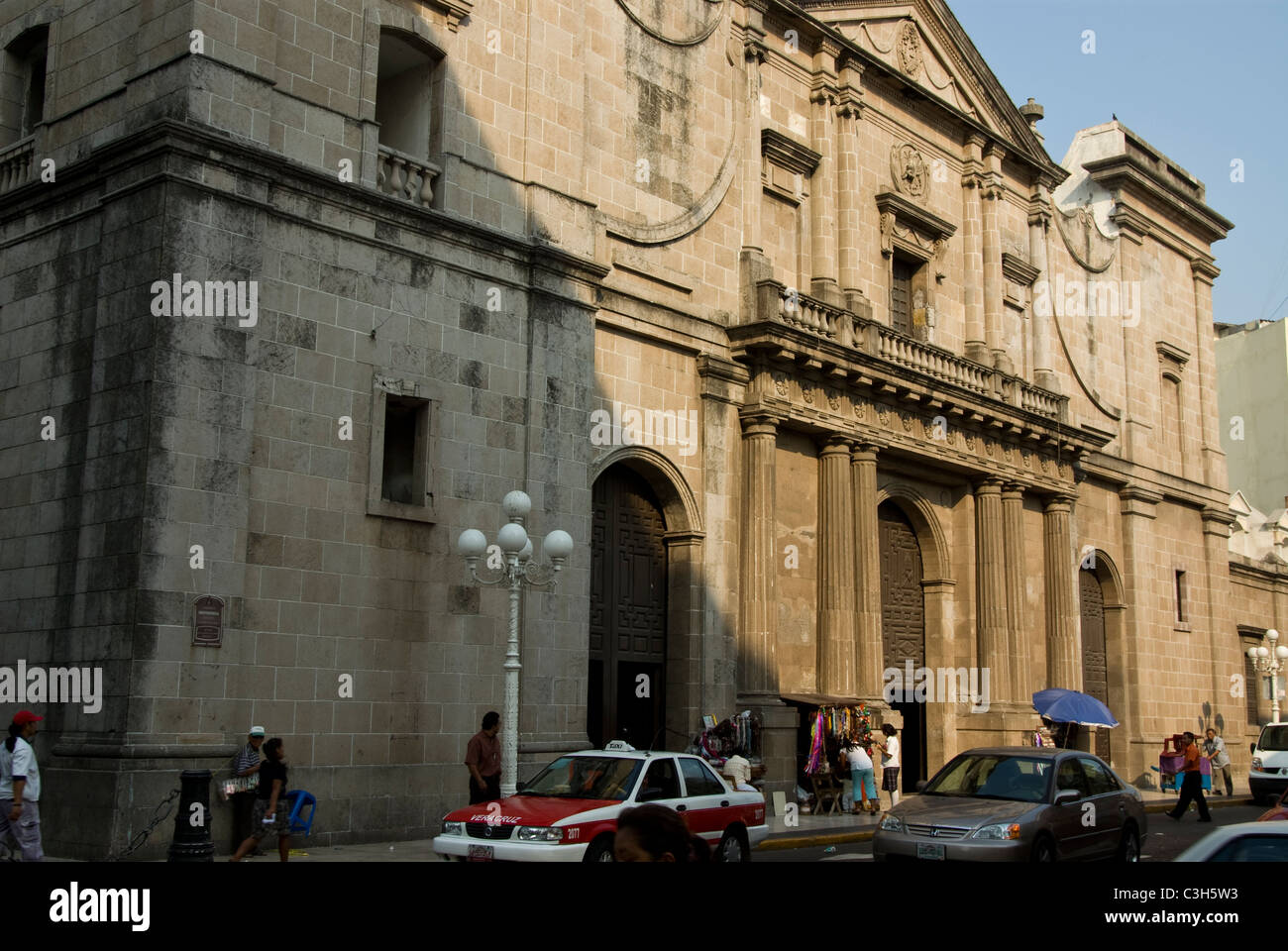 Mexico.Veracruz Stadt. Die Cathedral.Baroque des 17. Jahrhunderts. Stockfoto