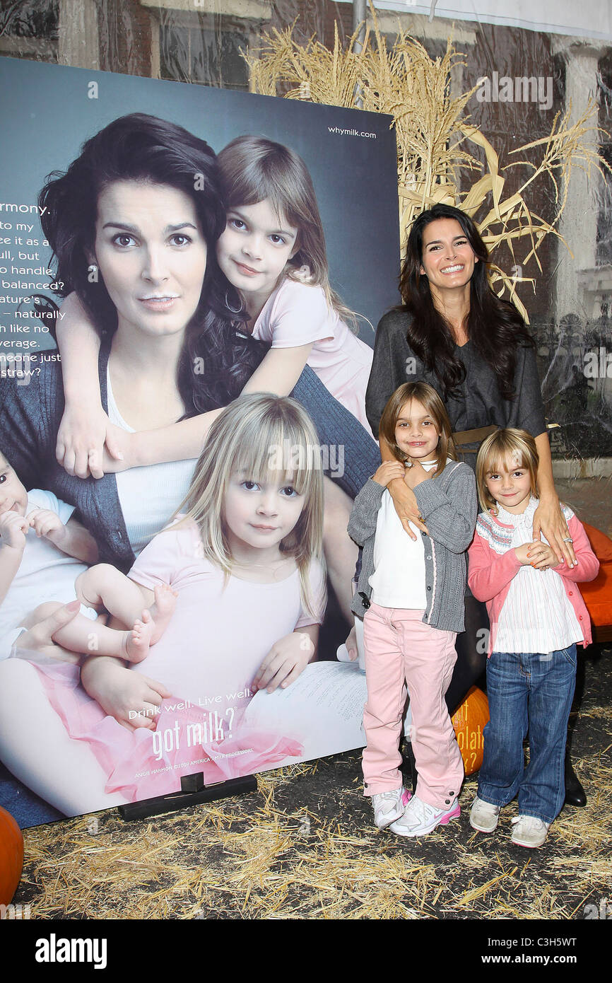 Angie Harmon und Kids, Finley Faith Sehorn, Avery Grace Sehorn Angie