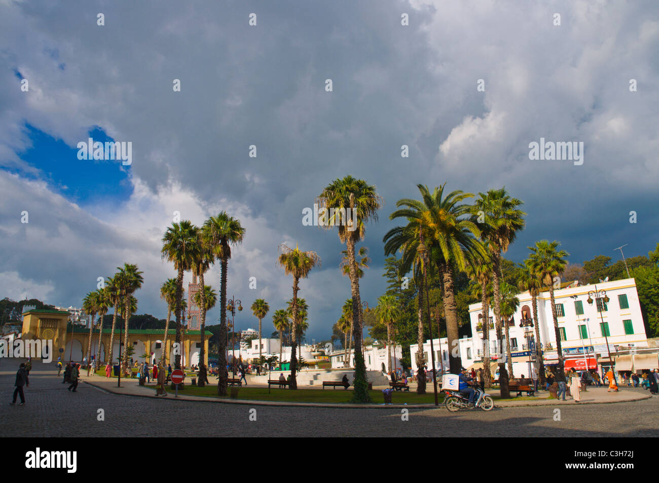 Le Grand Socco square Tanger Marokko in Nordafrika Stockfoto