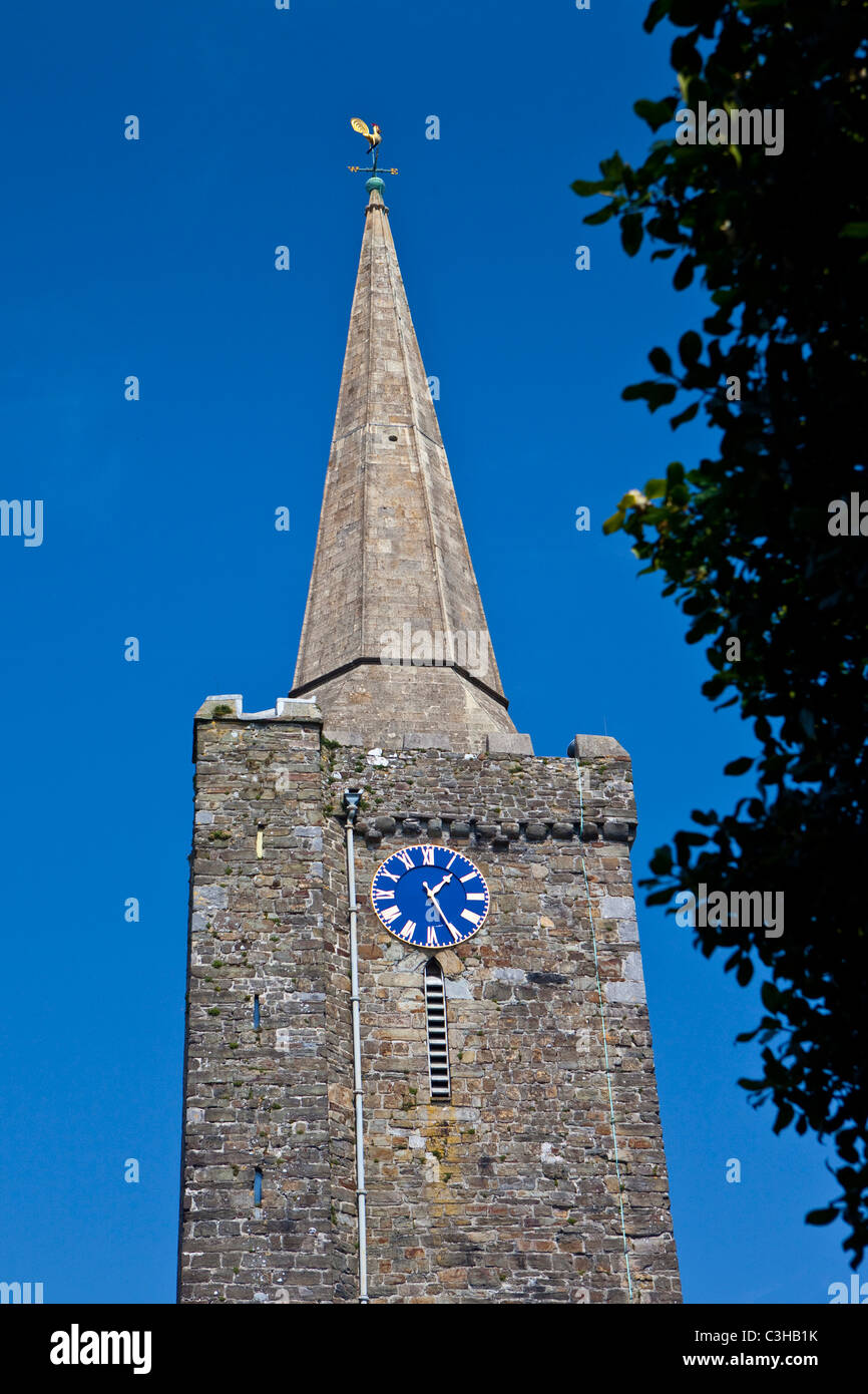 Kirche, Tenby, Pembrokeshire West Wales UK Stockfoto