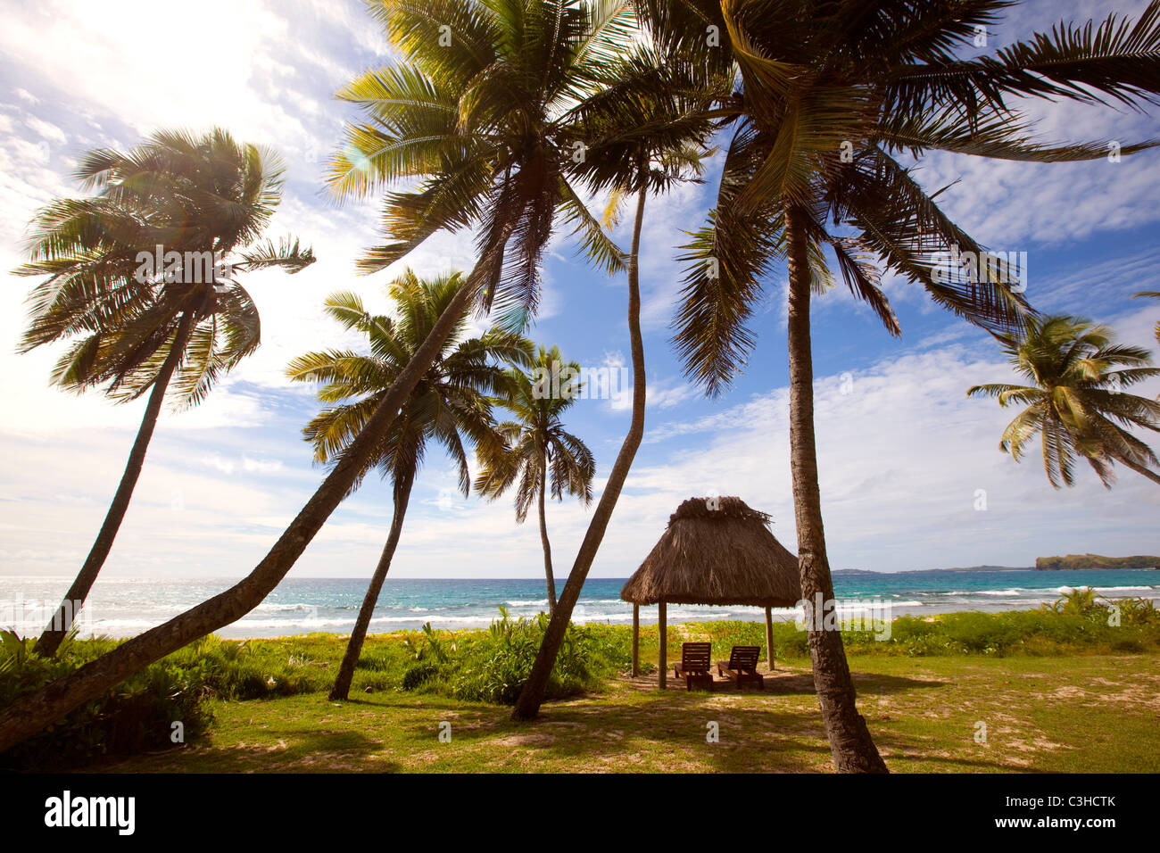 Yasawa Island Resort and Spa, Yasawa Inseln, Fidschi Stockfoto