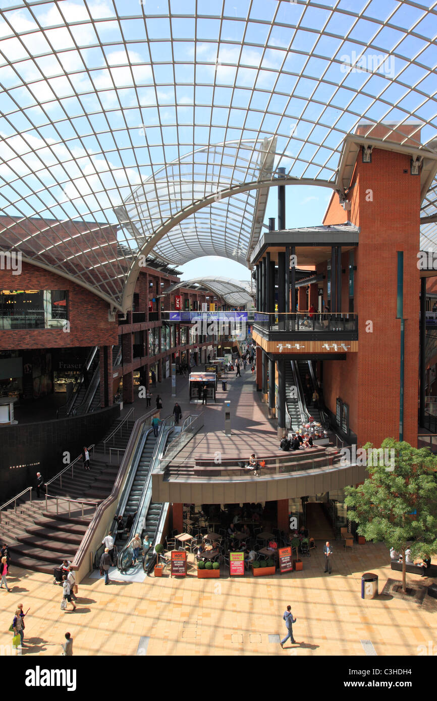 Cabot Circus Shoppingcenter, Bristol, England Stockfoto