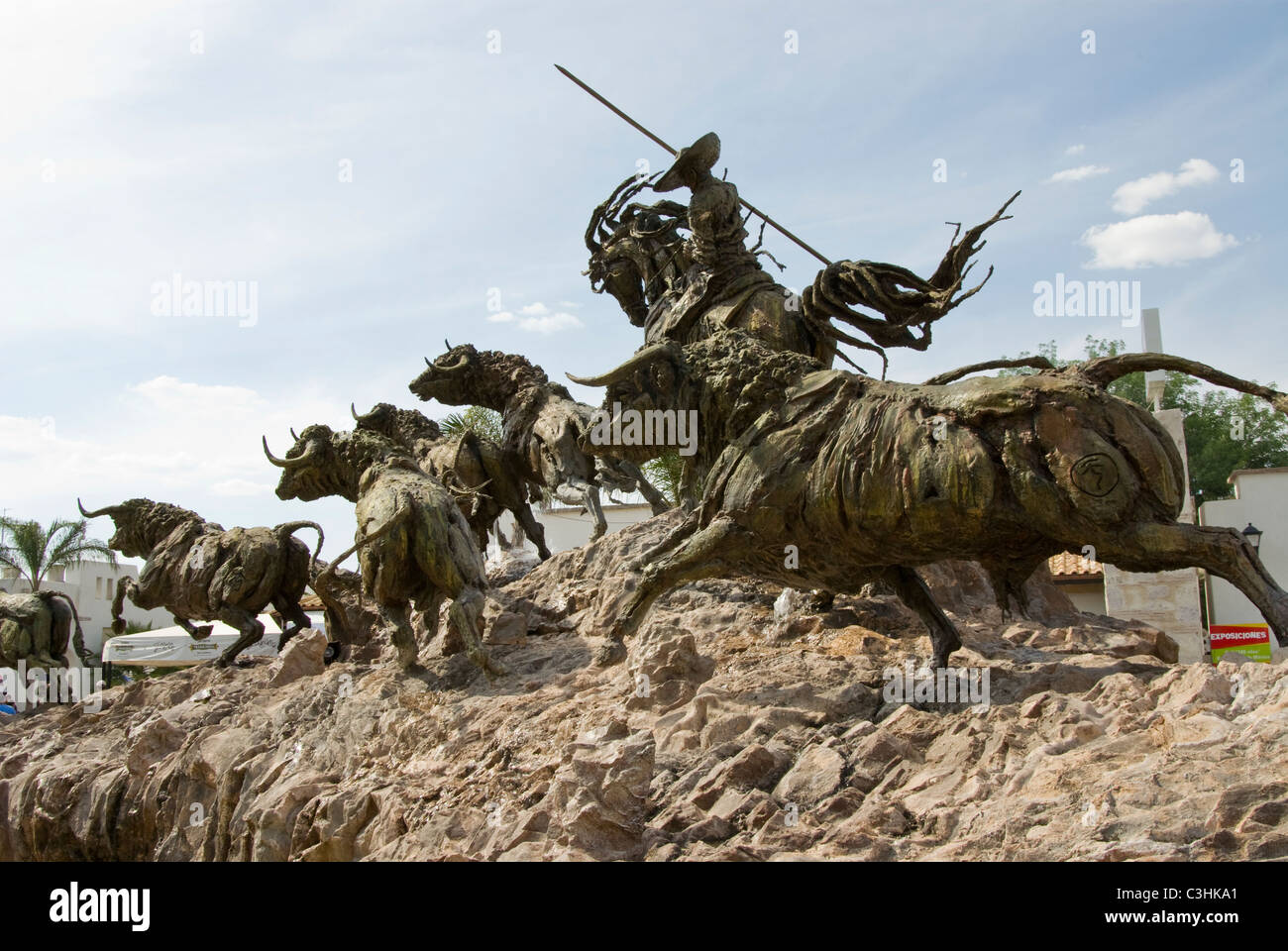 Mexico.Aguascalientes.Monument der Stiere. Stockfoto