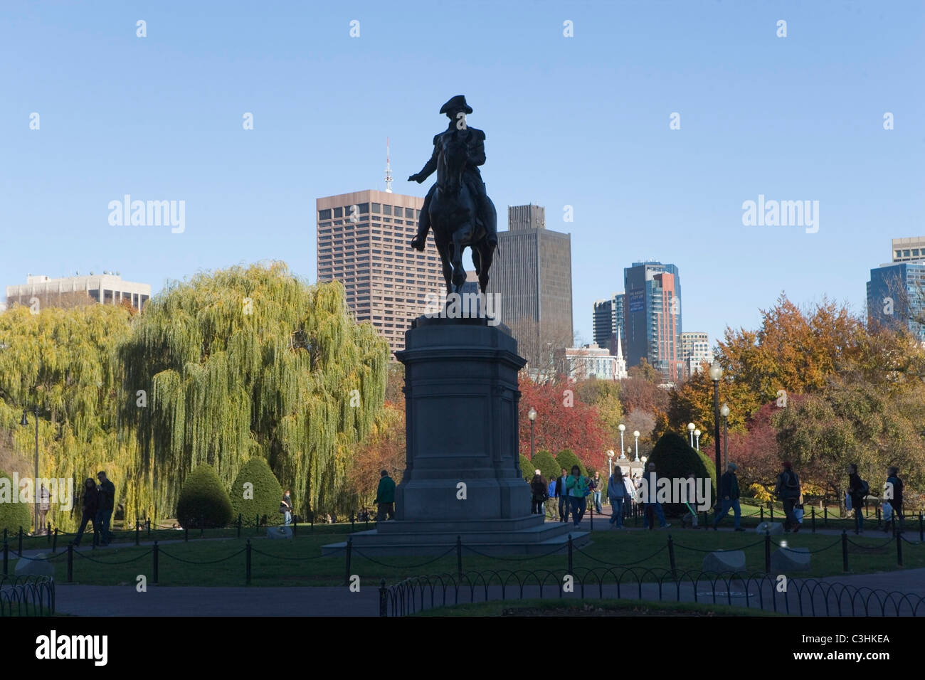 USA, Massachusetts, Boston, George Washington monument Stockfoto