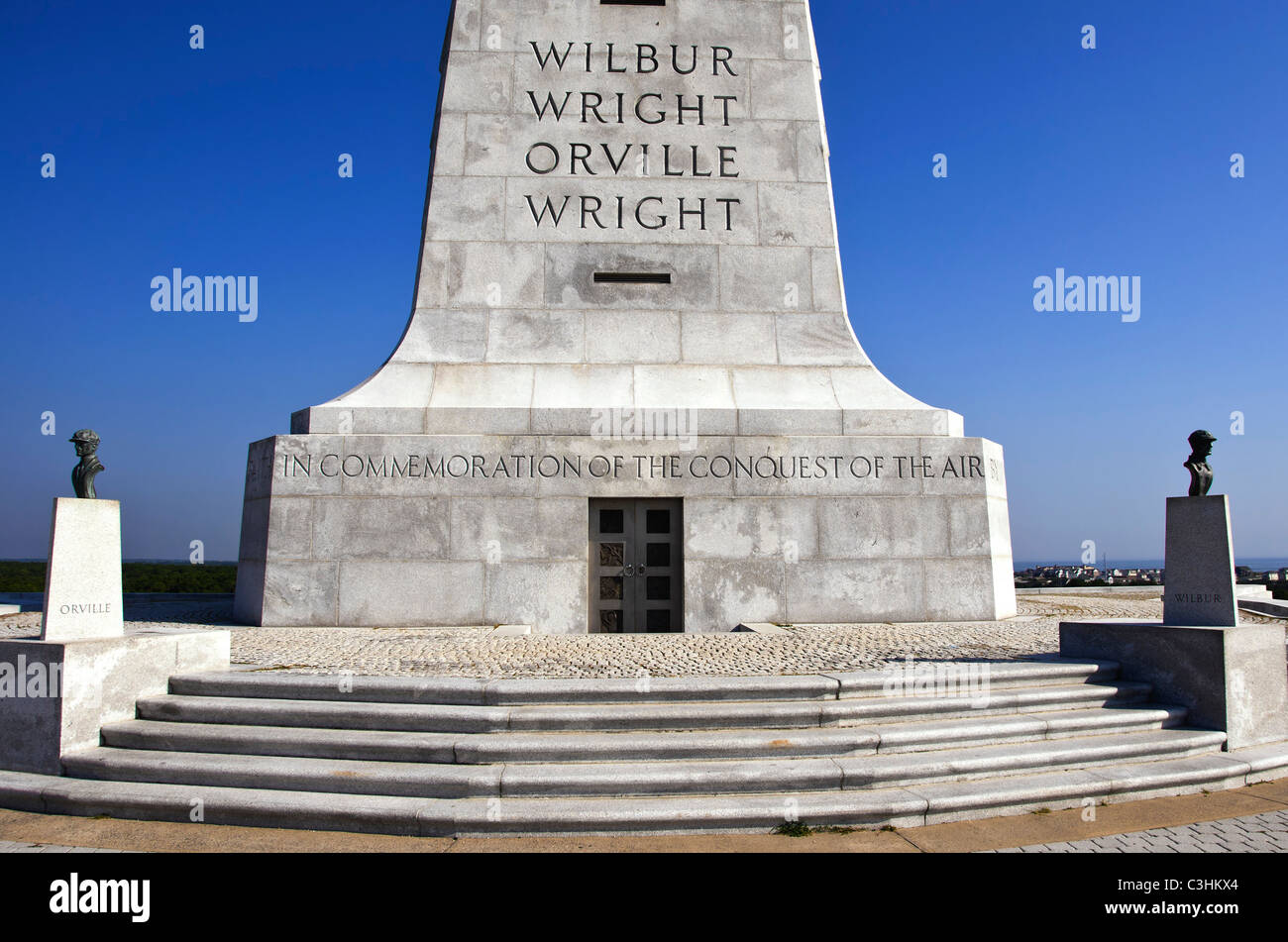 Wright brothers memorial stockfotografie alamy
