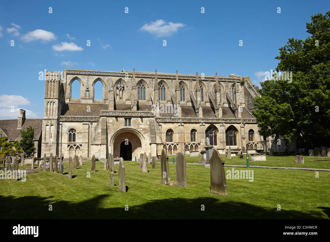 Malmesbury Abtei Malmesbury, Wiltshire, England, Vereinigtes Königreich Stockfoto