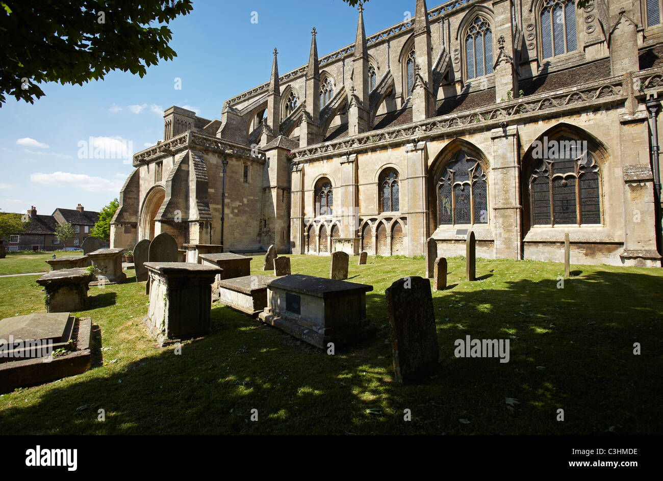 Malmesbury Abtei Malmesbury, Wiltshire, England, Vereinigtes Königreich Stockfoto