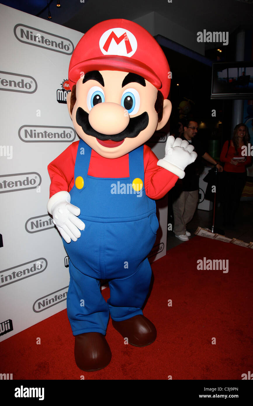 Mario 25 Jahre Mario Feier auf der Nintendo World Store New York City, USA - 12.11.09 Stockfoto