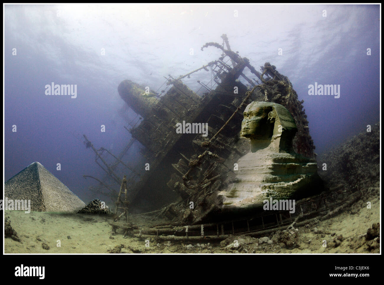 Sphinx von Giannis D Stockfoto