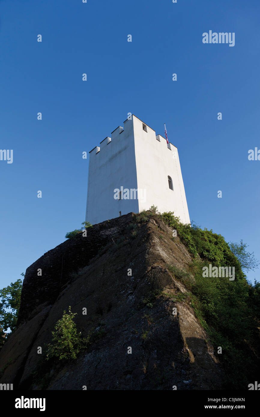 Europa, Deutschland, Rheinland-Pfalz, Blick auf Burg sterrenberg Stockfoto