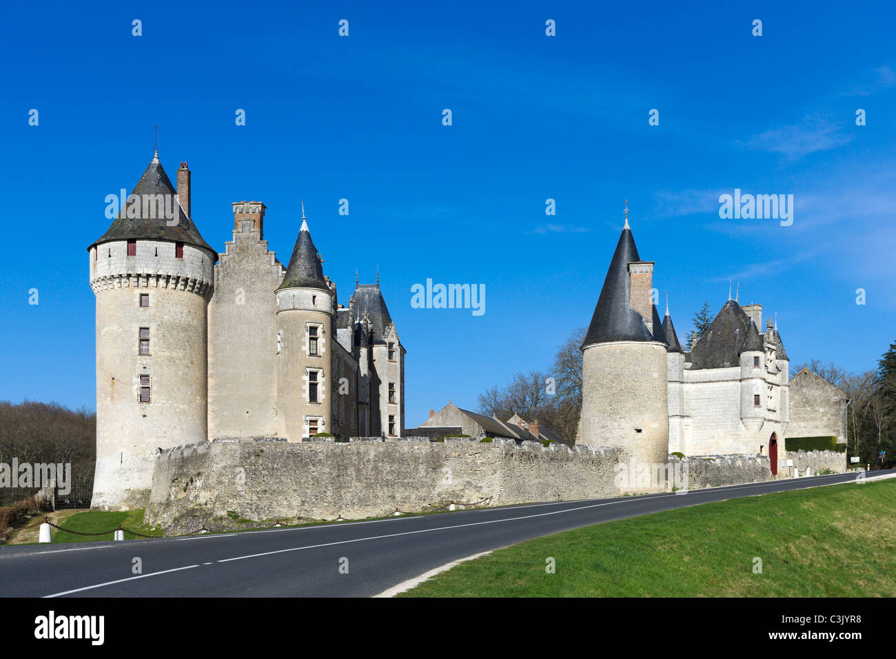 Das Chateau de Montpoupon, in der Nähe von Montrichard, Indre et Loire, Touraine, Frankreich Stockfoto