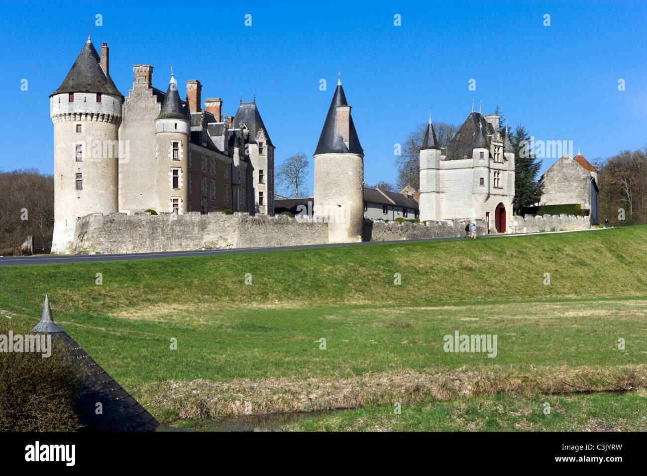 Das Chateau de Montpoupon, in der Nähe von Montrichard, Indre et Loire, Touraine, Frankreich Stockfoto