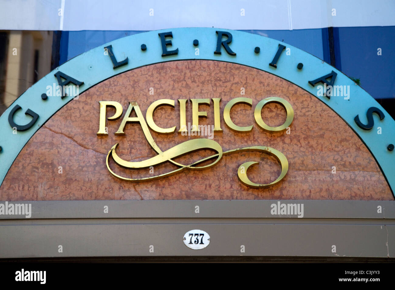 Galerias Pacifico, ein Einkaufszentrum in Buenos Aires, Argentinien. Stockfoto