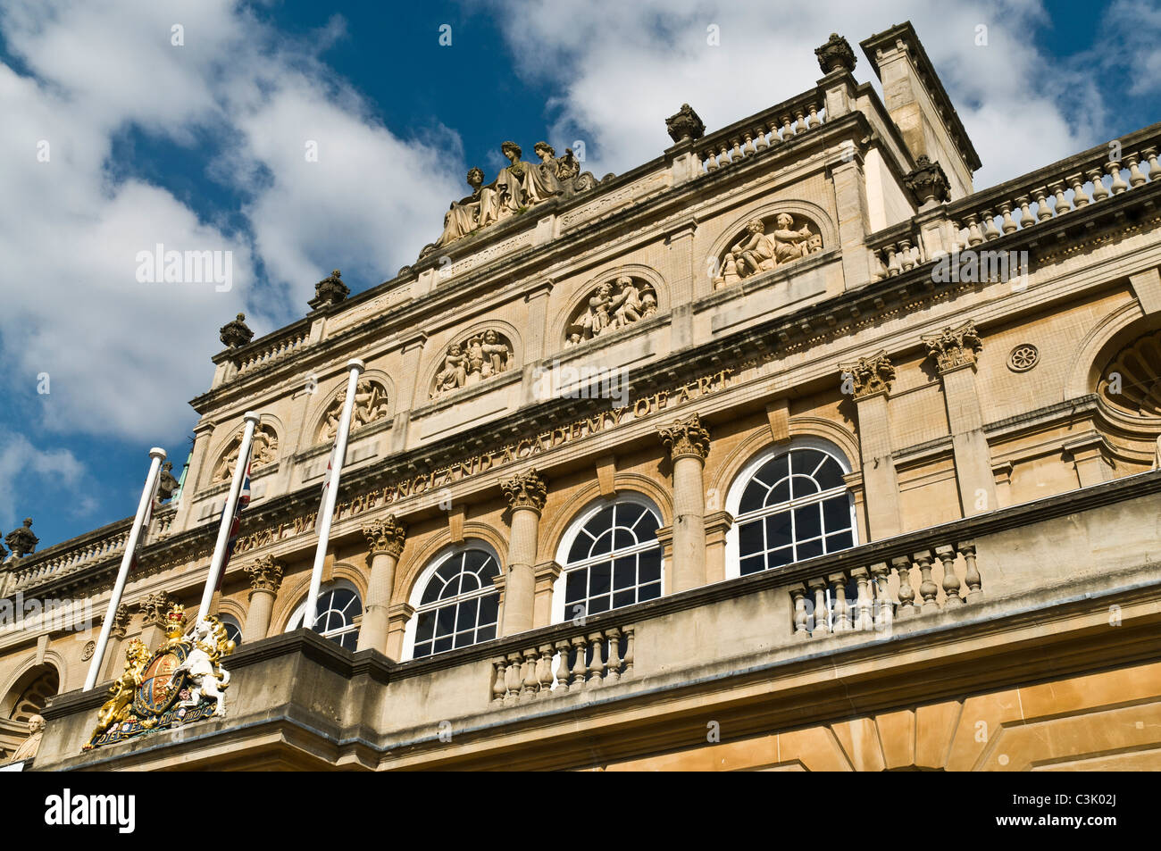 dh WHITELADIES STRASSE BRISTOL Royal West of England Akademie Kunstbau uk Kunst Stockfoto