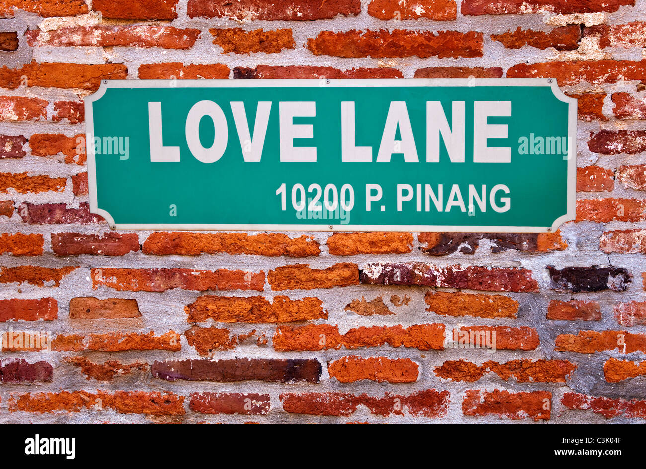 Liebe Lane, Georgetown, Penang Stockfoto
