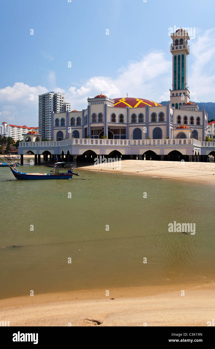 Die schwimmende Moschee, Penang Stockfoto