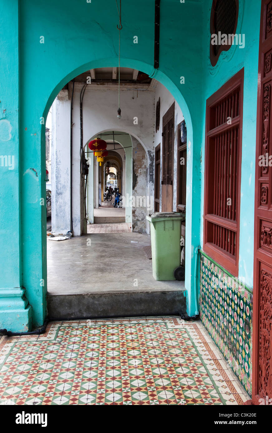 Straßenszene in Georgetown, Penang Stockfoto Straßenszene in Georgetown, Penang Stockfoto