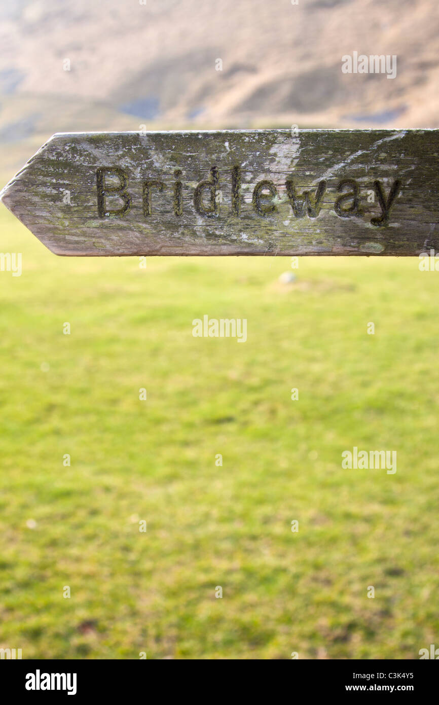 Maultierweg anmelden die Yorkshire Dales National Park, England, UK Stockfoto