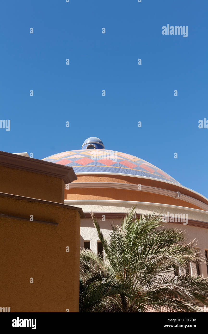 Ein Dach eines Hotels in Cabo San Lucas. Stockfoto