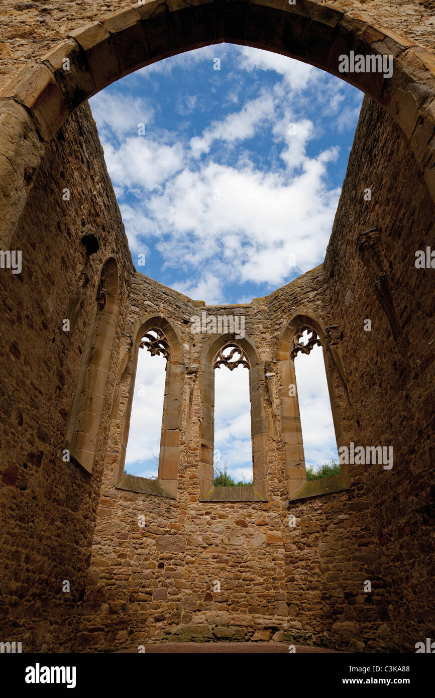 Europa, Deutschland, Rheinhessen, Blick auf den Himmel von Beller kirche Stockfoto