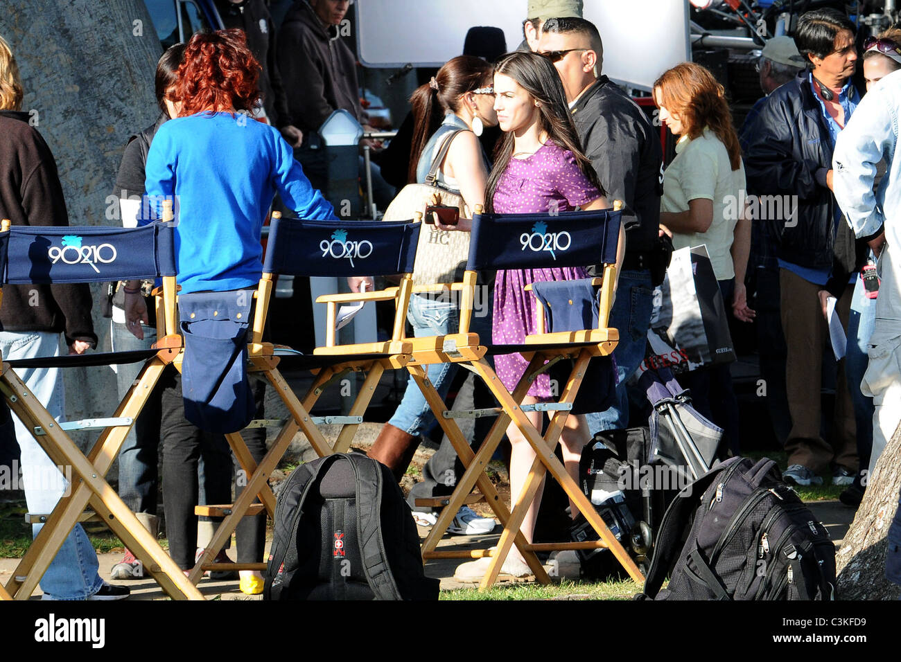 Rumer Willis und Jessica Lowndes Promis am Set von ihrem Fernsehen