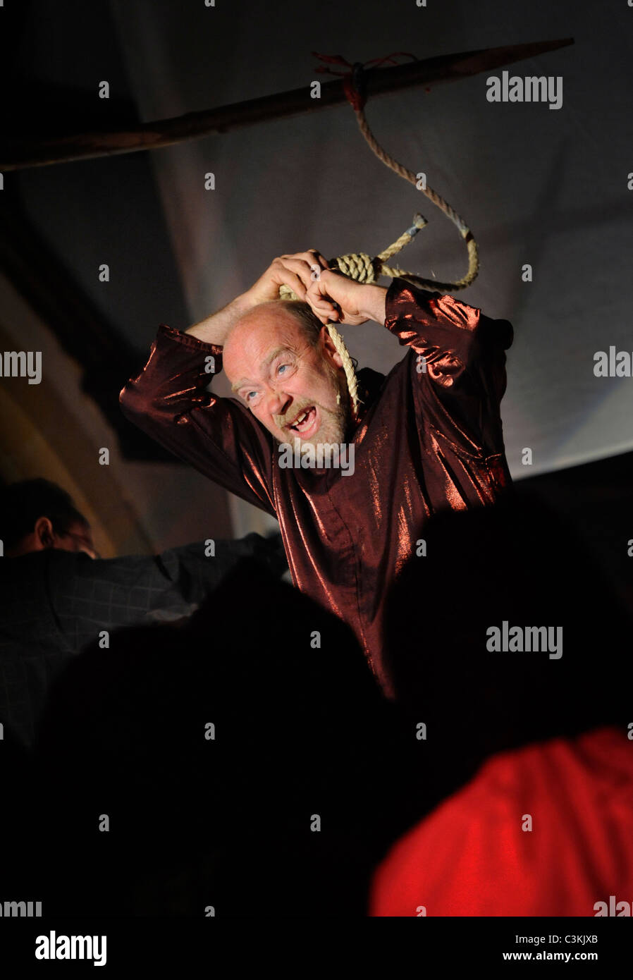 Eine Produktion von Jesus Christ Superstar werden von laienspielgruppe Ubends zugunsten der kirchlichen Fonds. Stockfoto Eine Produktion von Jesus Christ Superstar werden von laienspielgruppe Ubends zugunsten der kirchlichen Fonds. Stockfoto