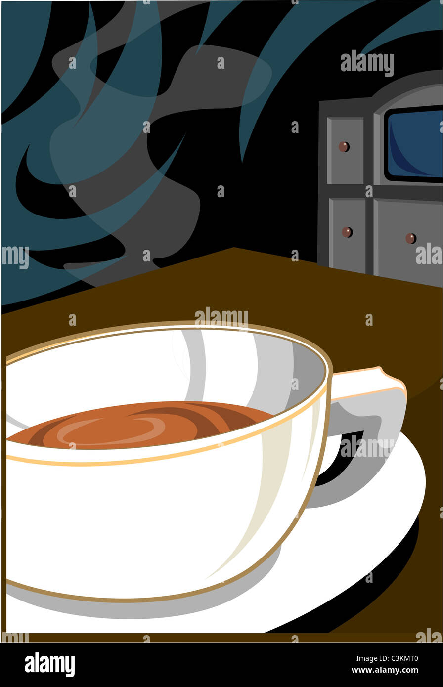 Kaffeetasse Stockfoto