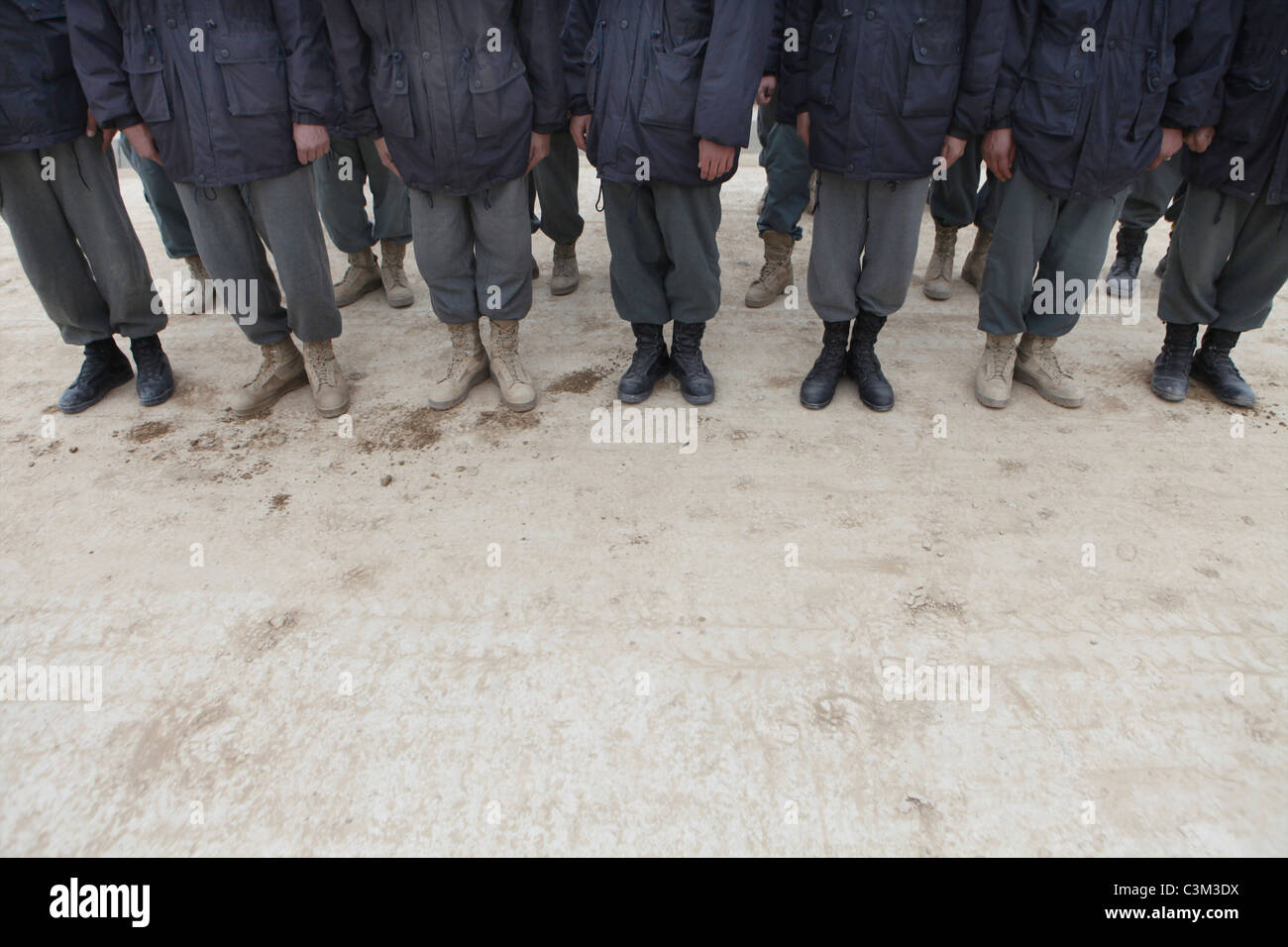 Polizei-Ausbildungszentrum in Kunduz von deutschen Armee Stockfoto