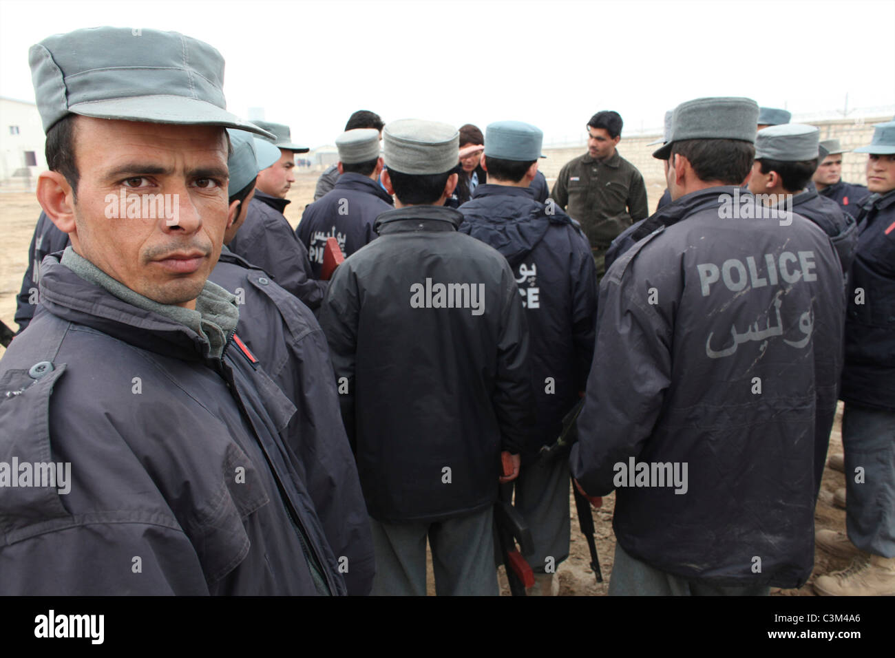 Polizei-Ausbildungszentrum in Kunduz von deutschen Armee Stockfoto