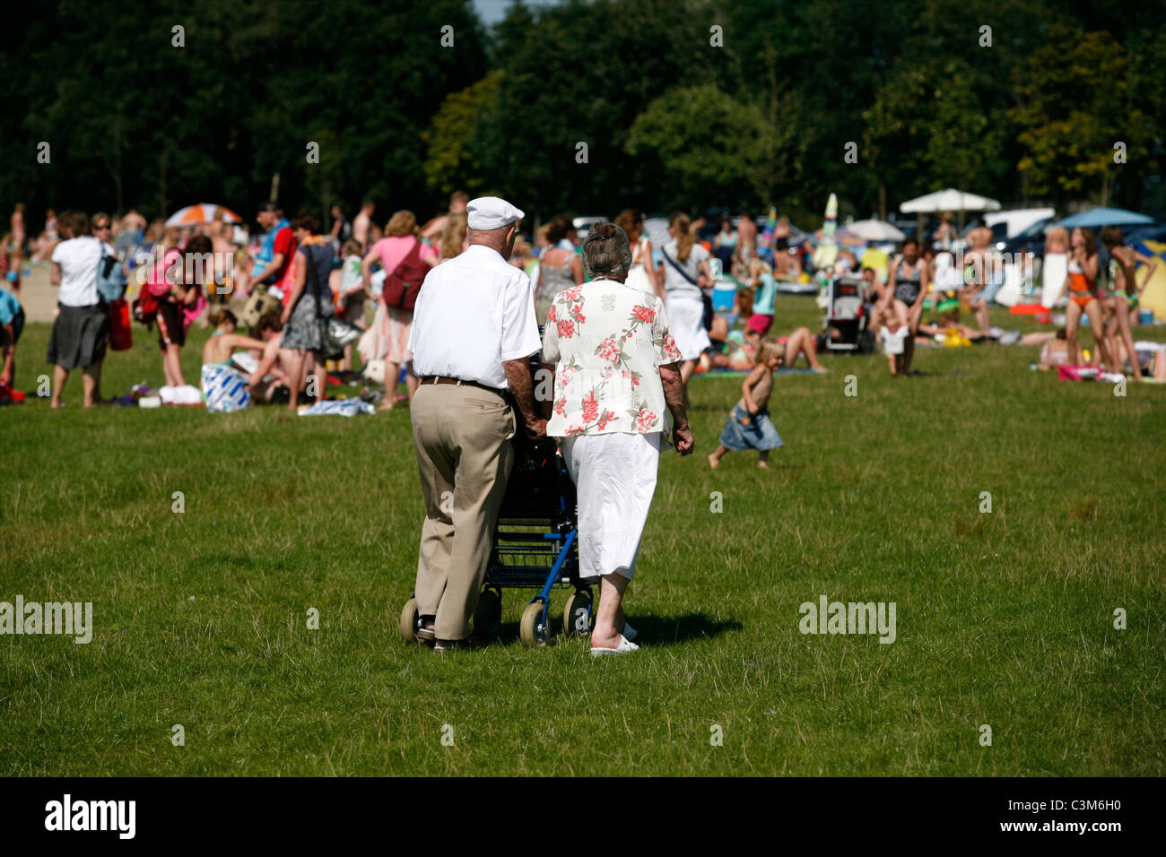 ältere Menschen Stockfoto