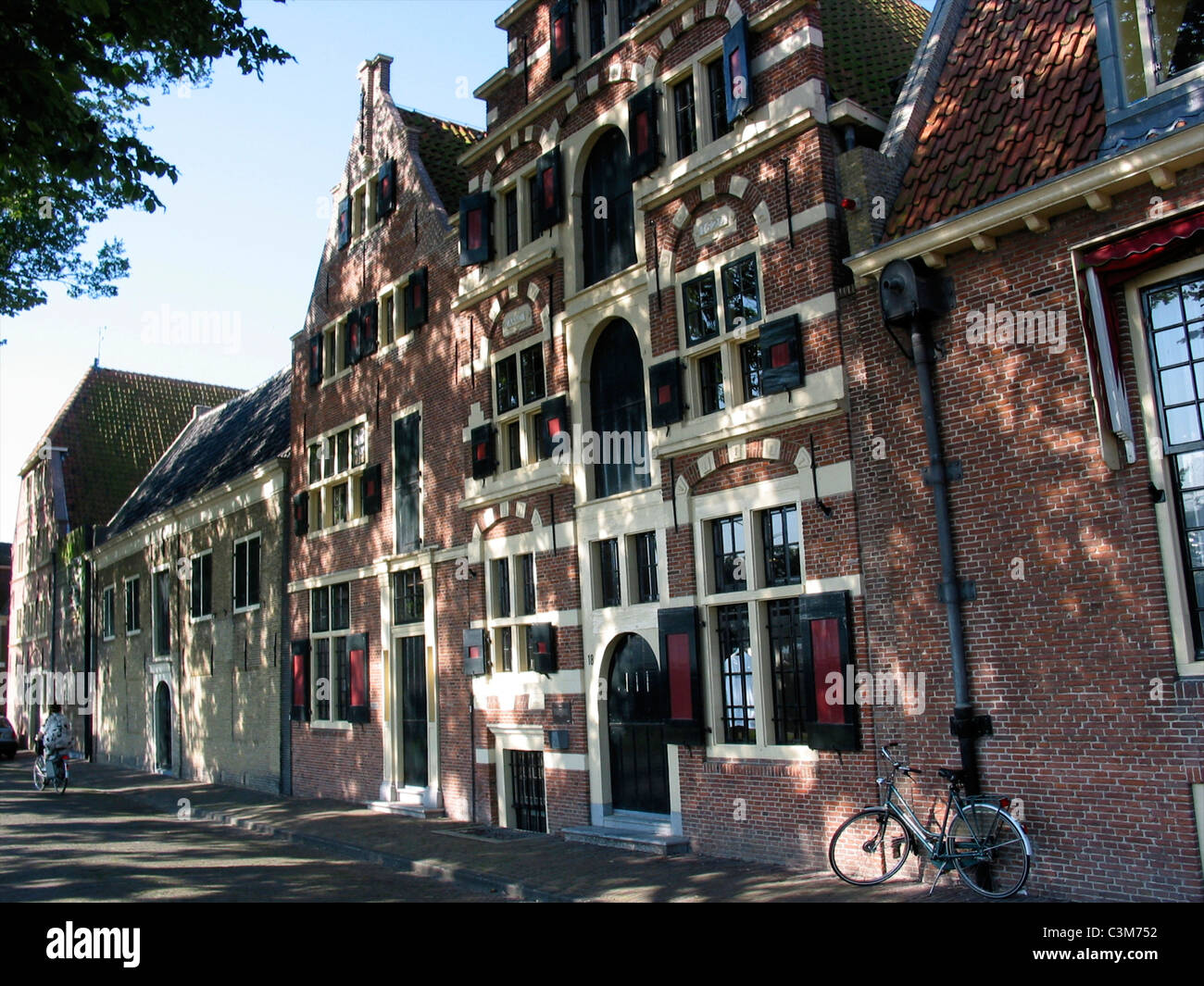 Dorf im Norden von Holland Stockfoto