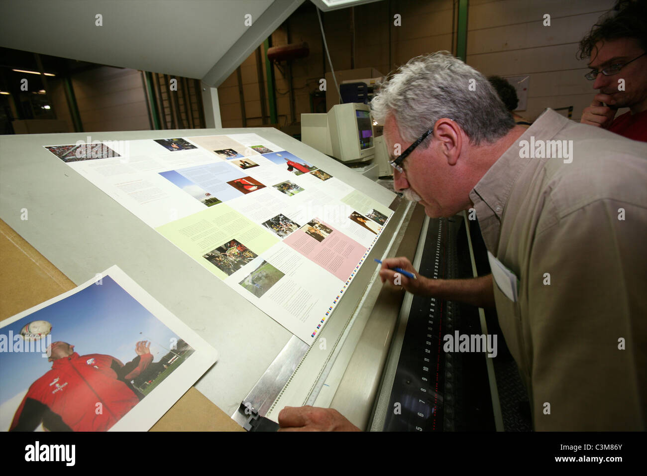 Druckerei in den Niederlanden Stockfoto