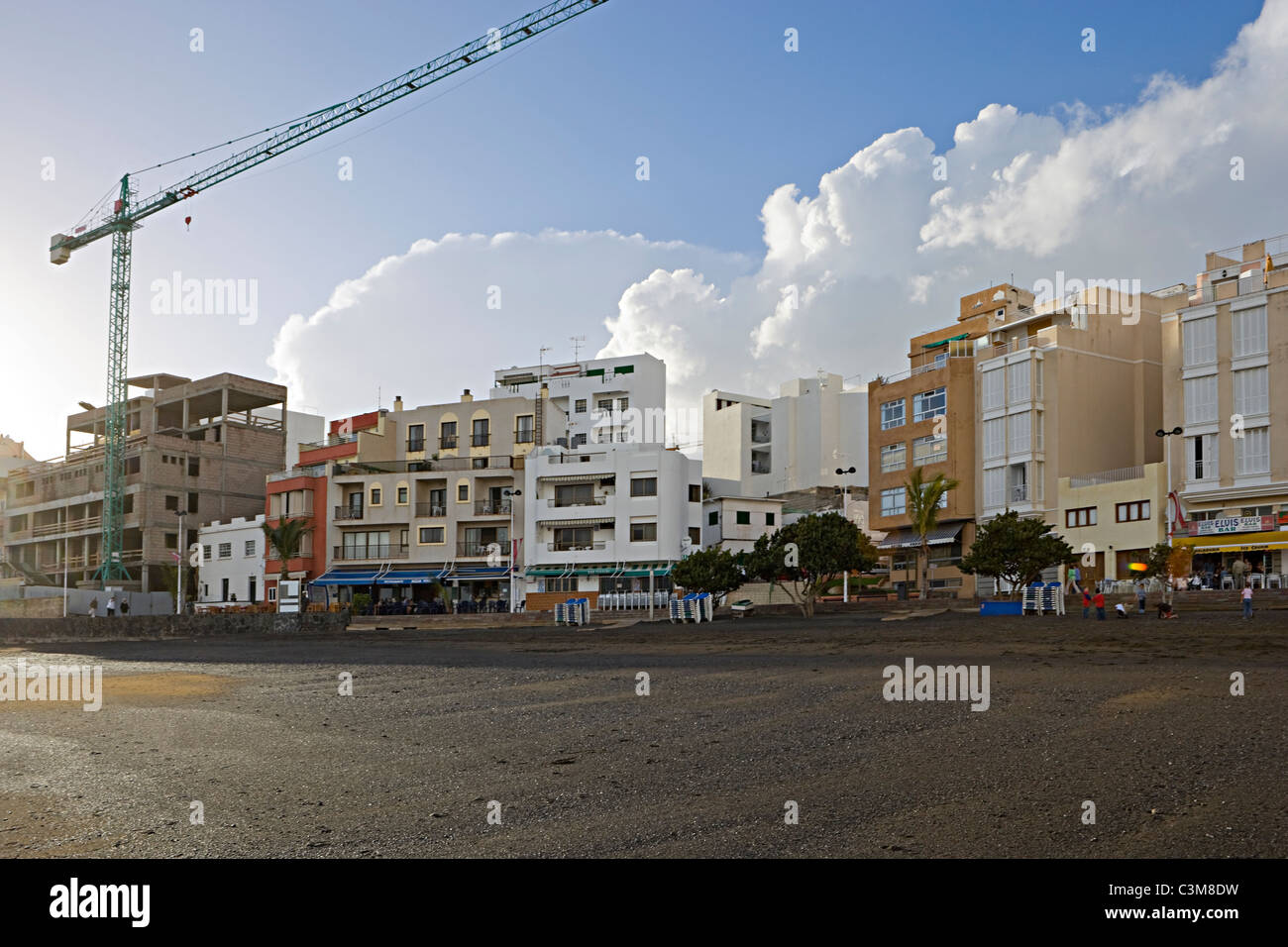 Strand von El Medano, Teneriffa Stockfoto