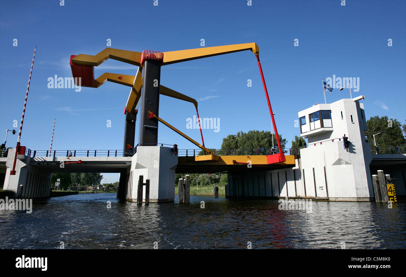 Gewässer in Holland Stockfoto