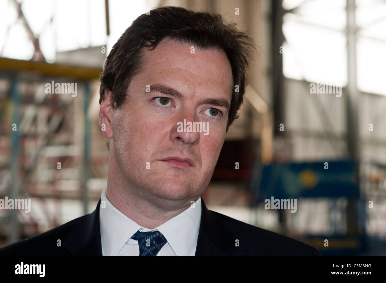 Britische Schatzkanzler, Rt Hon George Osborne MP. Stockfoto