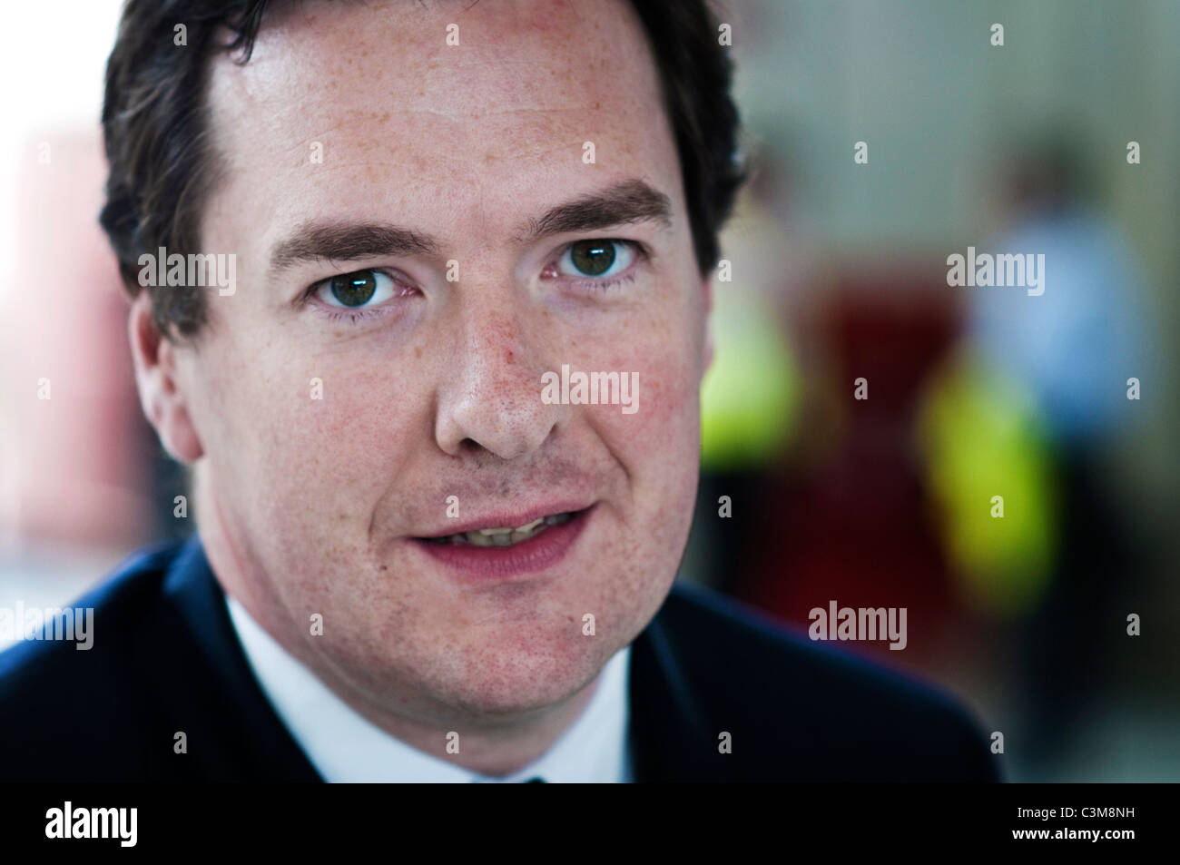 Britische Schatzkanzler, Rt Hon George Osborne MP. Stockfoto