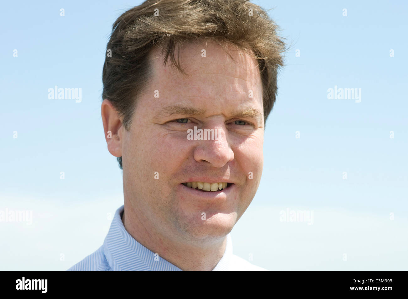 Stellvertretender Ministerpräsident und Führer der Liberalen Partei, Nick Clegg MP Stockfoto