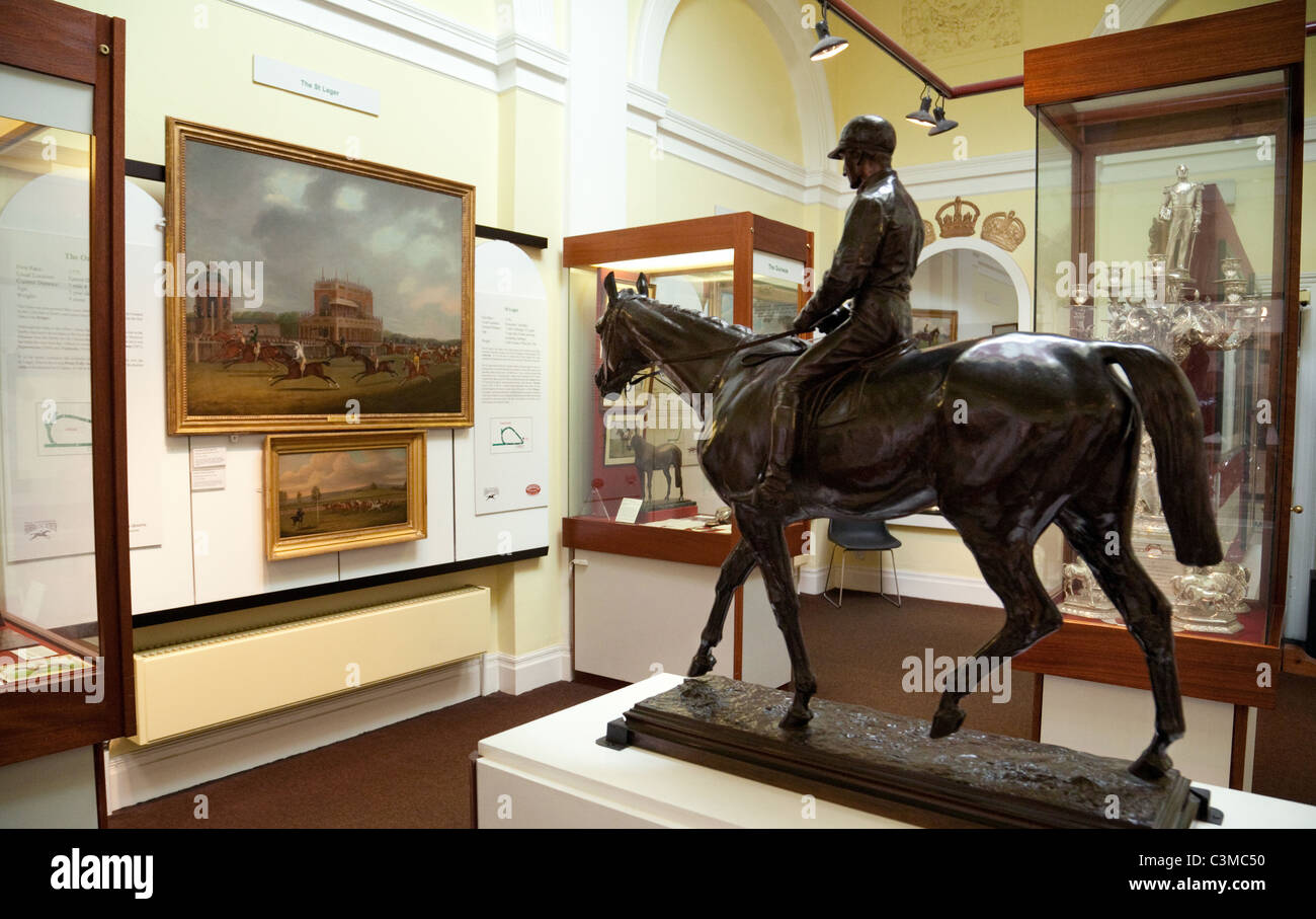Im Inneren des National Horseracing Museums, Newmarket Suffolk Stockfoto