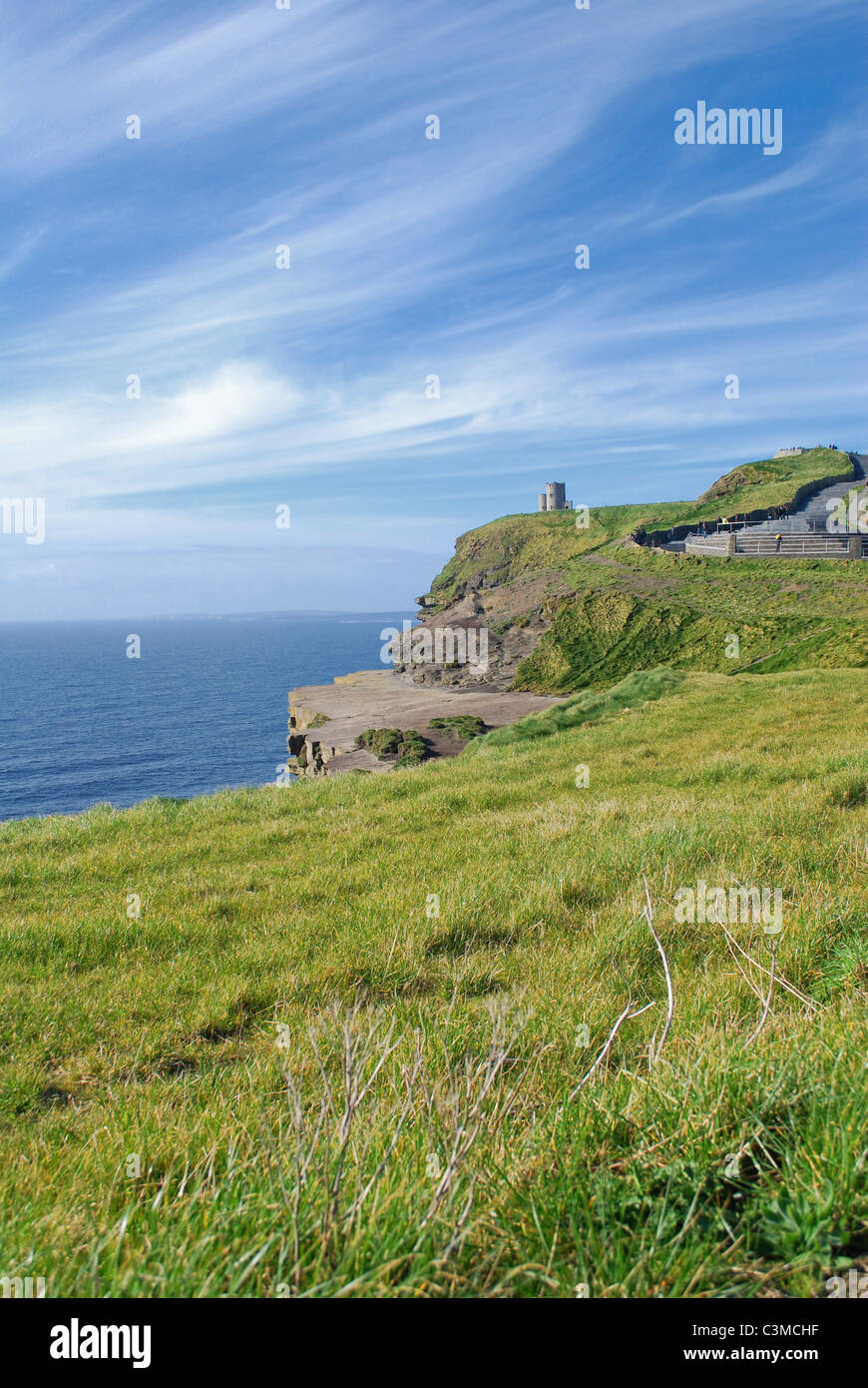 Cliffs of Moher an der Westküste Irlands im County Clare. Stockfoto