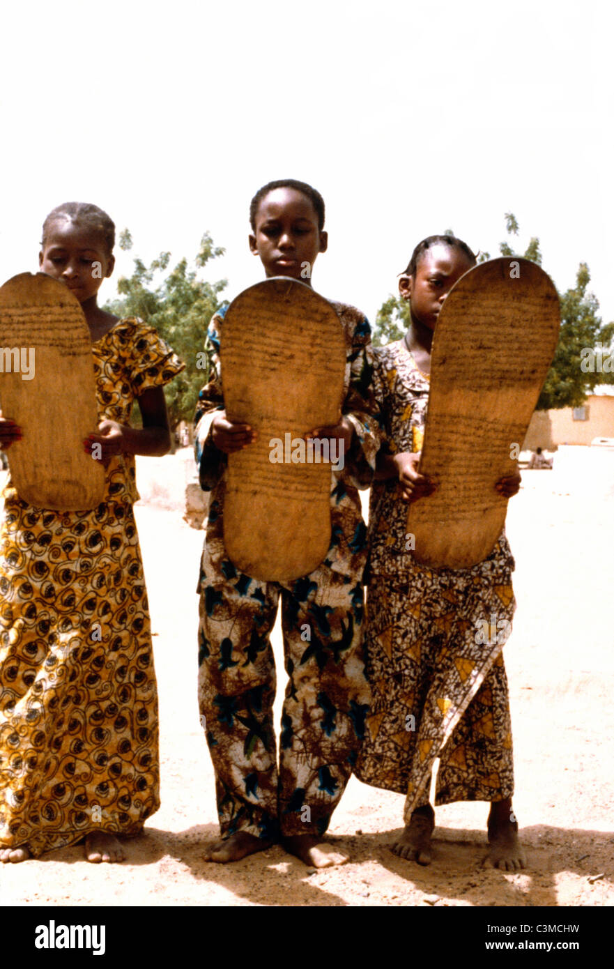 Senegal lesen Koran Stockfoto