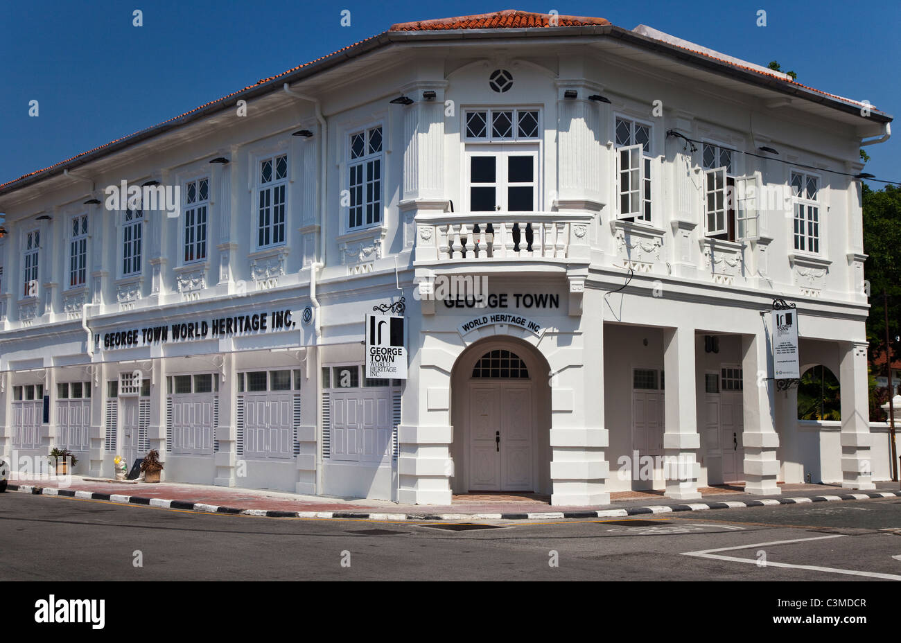 Georgetown World Heritage Building, Penang Stockfoto